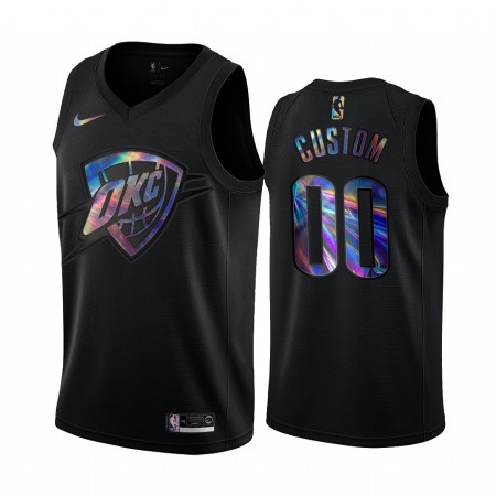 Oklahoma City Thunder Custom Iridescent HWC Collection Miesten Pelipaidat Swingman